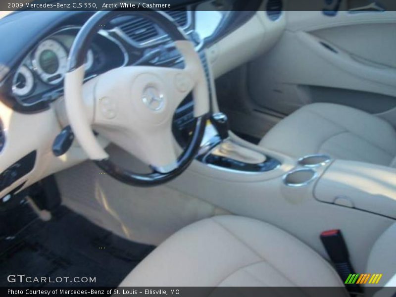 Arctic White / Cashmere 2009 Mercedes-Benz CLS 550