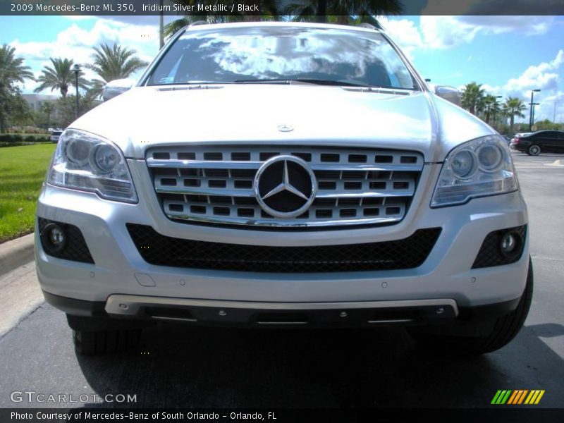 Iridium Silver Metallic / Black 2009 Mercedes-Benz ML 350