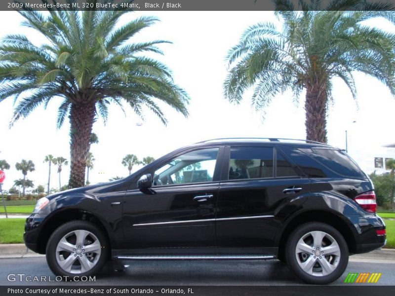 Black / Black 2009 Mercedes-Benz ML 320 BlueTec 4Matic