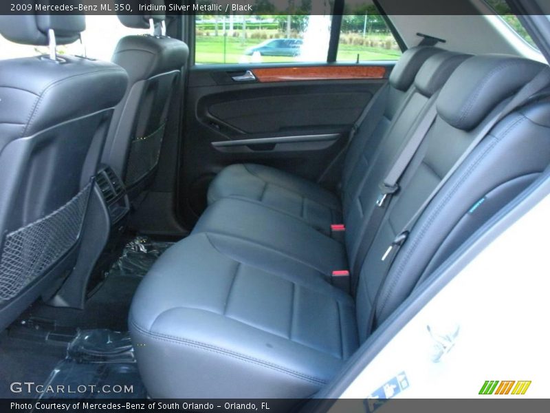 Iridium Silver Metallic / Black 2009 Mercedes-Benz ML 350
