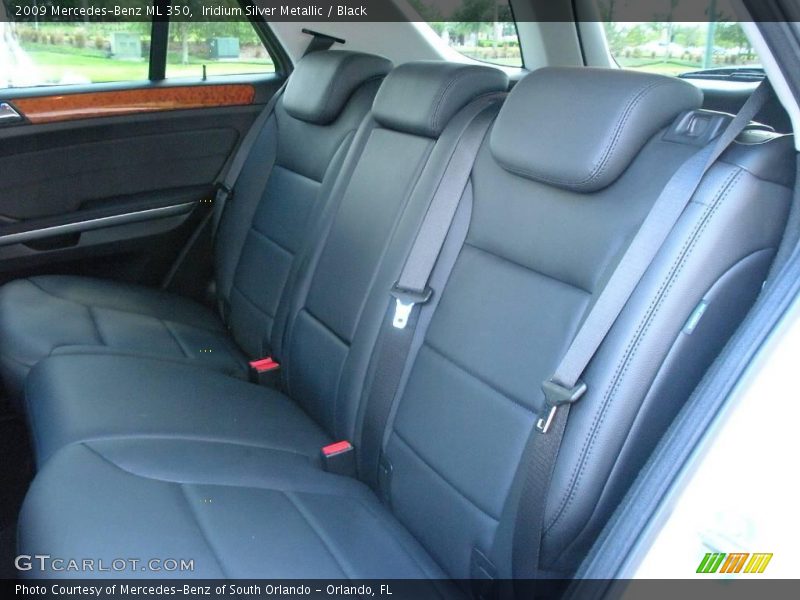 Iridium Silver Metallic / Black 2009 Mercedes-Benz ML 350