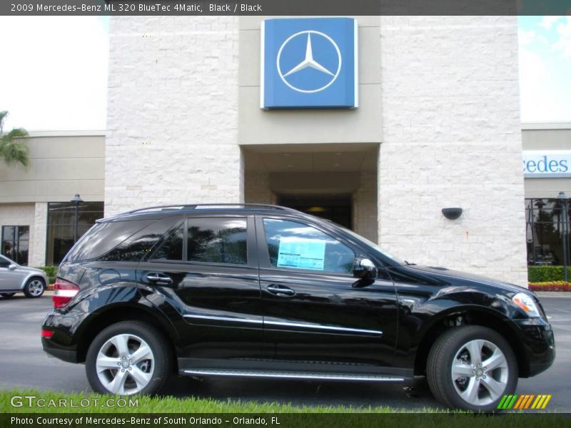 Black / Black 2009 Mercedes-Benz ML 320 BlueTec 4Matic