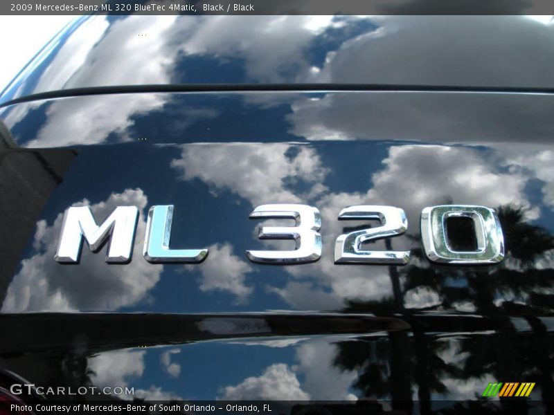 Black / Black 2009 Mercedes-Benz ML 320 BlueTec 4Matic