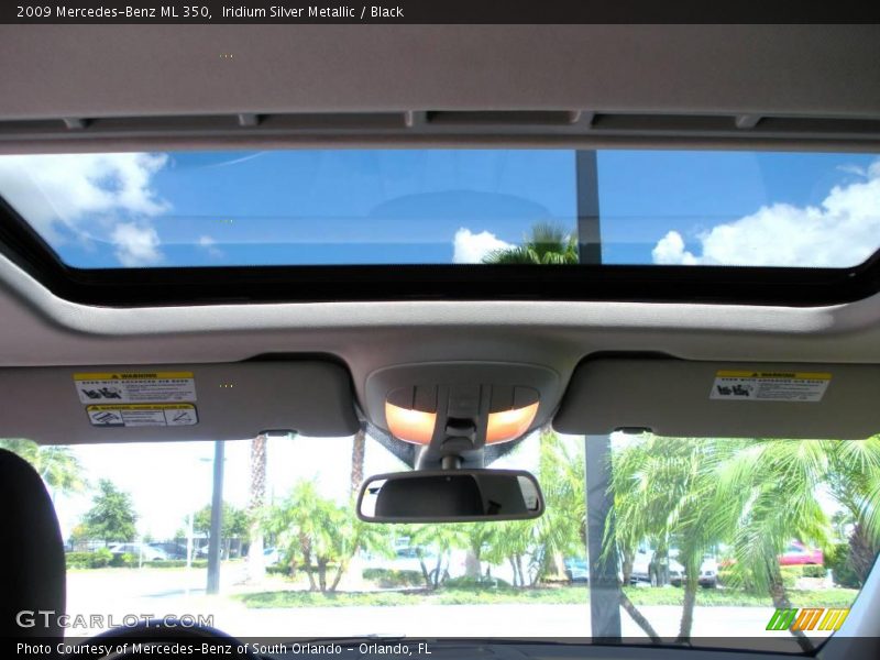 Iridium Silver Metallic / Black 2009 Mercedes-Benz ML 350