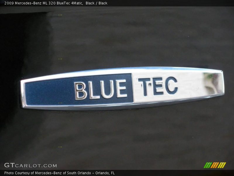 Black / Black 2009 Mercedes-Benz ML 320 BlueTec 4Matic