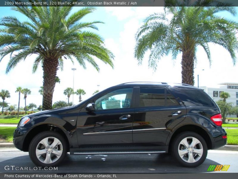 Obsidian Black Metallic / Ash 2009 Mercedes-Benz ML 320 BlueTec 4Matic