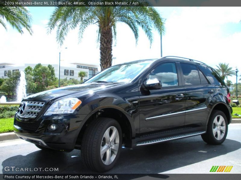 Obsidian Black Metallic / Ash 2009 Mercedes-Benz ML 320 BlueTec 4Matic