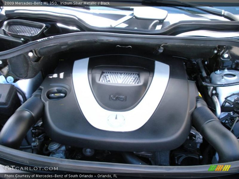 Iridium Silver Metallic / Black 2009 Mercedes-Benz ML 350