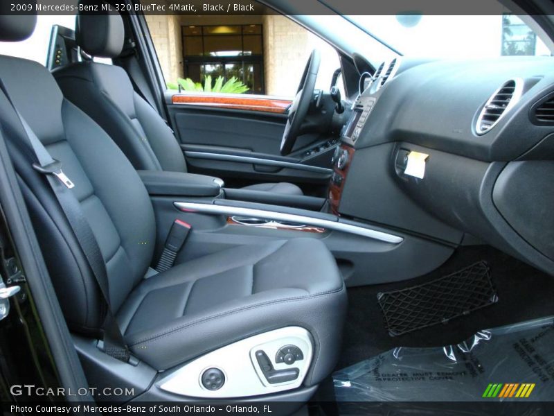 Black / Black 2009 Mercedes-Benz ML 320 BlueTec 4Matic