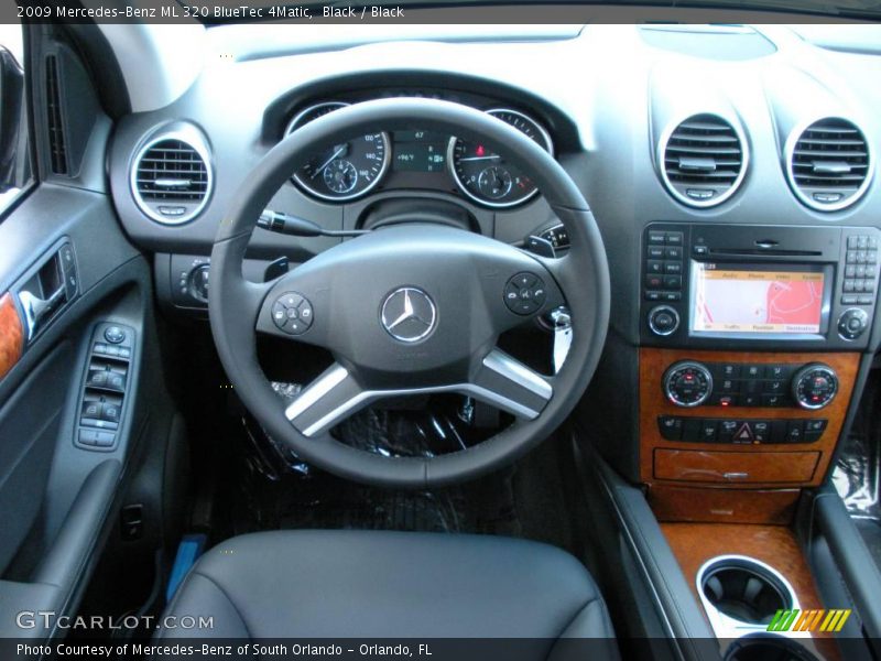 Black / Black 2009 Mercedes-Benz ML 320 BlueTec 4Matic