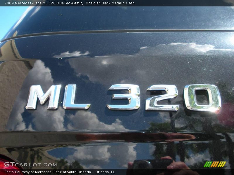 Obsidian Black Metallic / Ash 2009 Mercedes-Benz ML 320 BlueTec 4Matic