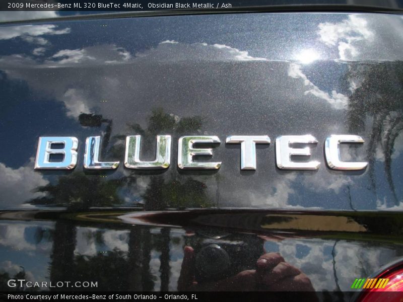 Obsidian Black Metallic / Ash 2009 Mercedes-Benz ML 320 BlueTec 4Matic