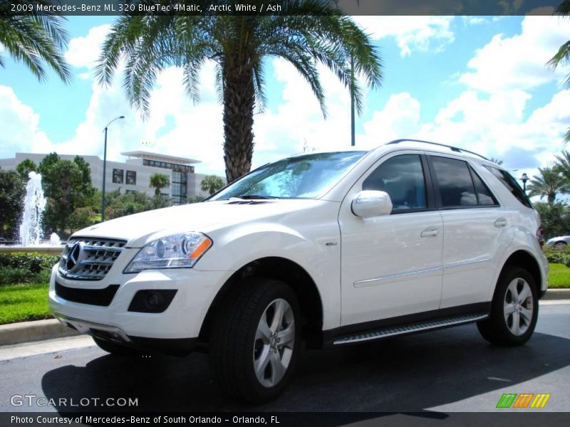 Arctic White / Ash 2009 Mercedes-Benz ML 320 BlueTec 4Matic