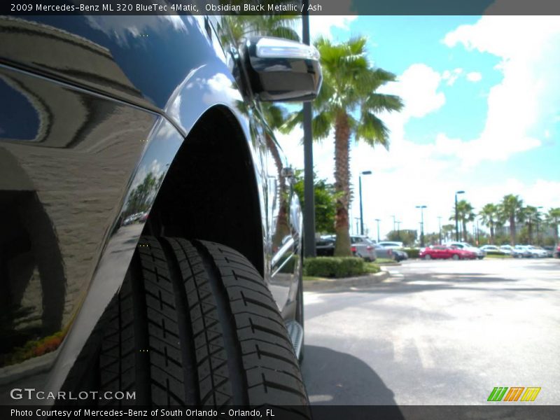 Obsidian Black Metallic / Ash 2009 Mercedes-Benz ML 320 BlueTec 4Matic