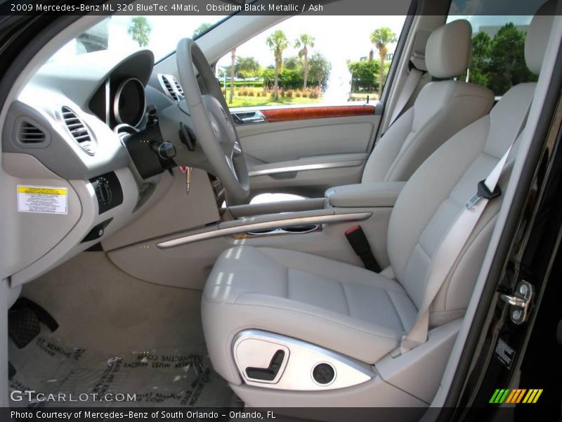 Obsidian Black Metallic / Ash 2009 Mercedes-Benz ML 320 BlueTec 4Matic