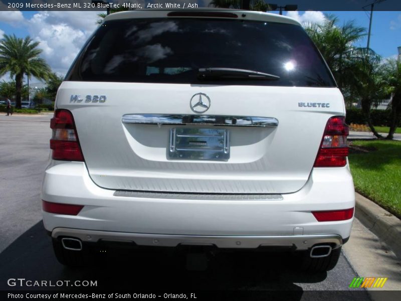 Arctic White / Ash 2009 Mercedes-Benz ML 320 BlueTec 4Matic