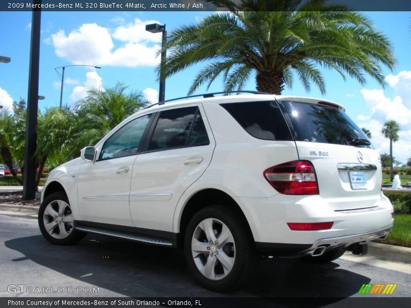 Arctic White / Ash 2009 Mercedes-Benz ML 320 BlueTec 4Matic