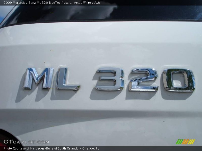Arctic White / Ash 2009 Mercedes-Benz ML 320 BlueTec 4Matic