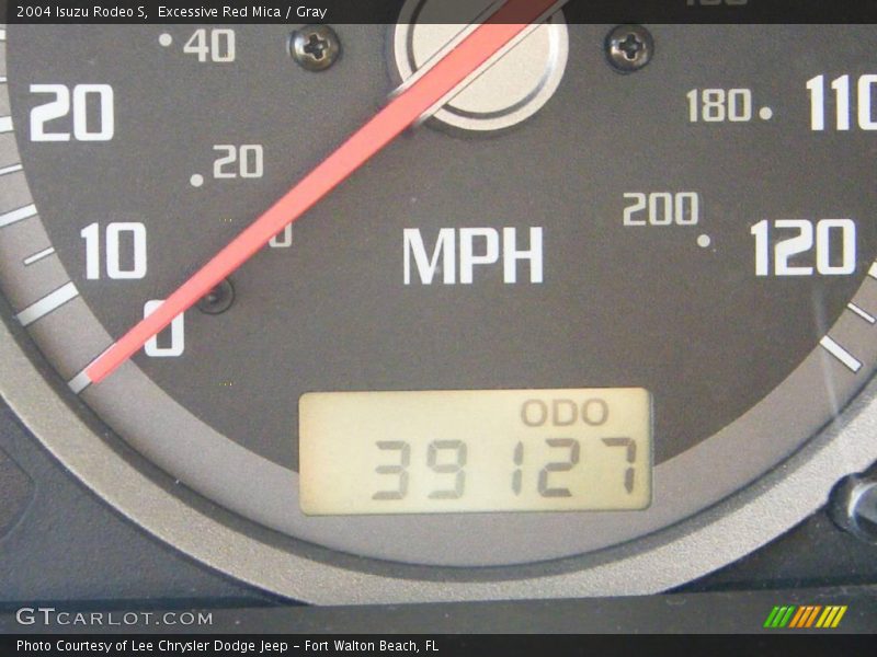 Excessive Red Mica / Gray 2004 Isuzu Rodeo S