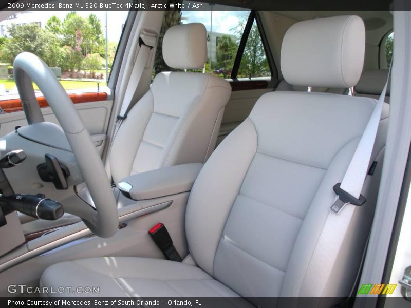 Arctic White / Ash 2009 Mercedes-Benz ML 320 BlueTec 4Matic