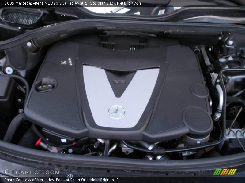 Obsidian Black Metallic / Ash 2009 Mercedes-Benz ML 320 BlueTec 4Matic