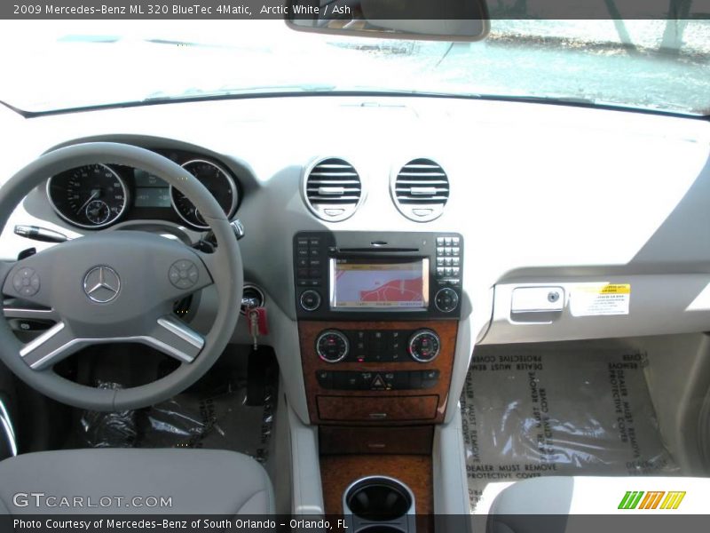 Arctic White / Ash 2009 Mercedes-Benz ML 320 BlueTec 4Matic