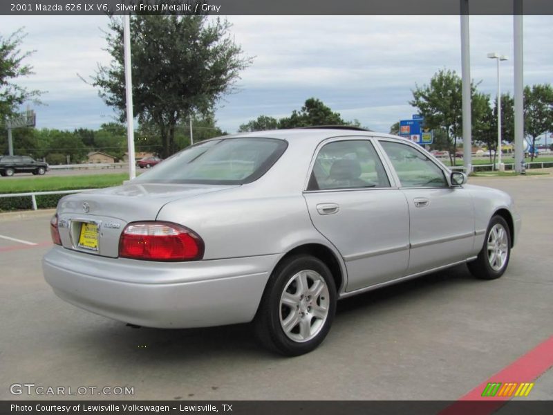 Silver Frost Metallic / Gray 2001 Mazda 626 LX V6