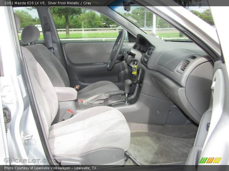 Silver Frost Metallic / Gray 2001 Mazda 626 LX V6