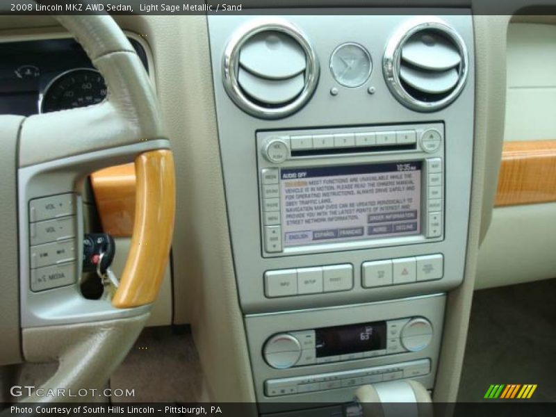 Light Sage Metallic / Sand 2008 Lincoln MKZ AWD Sedan