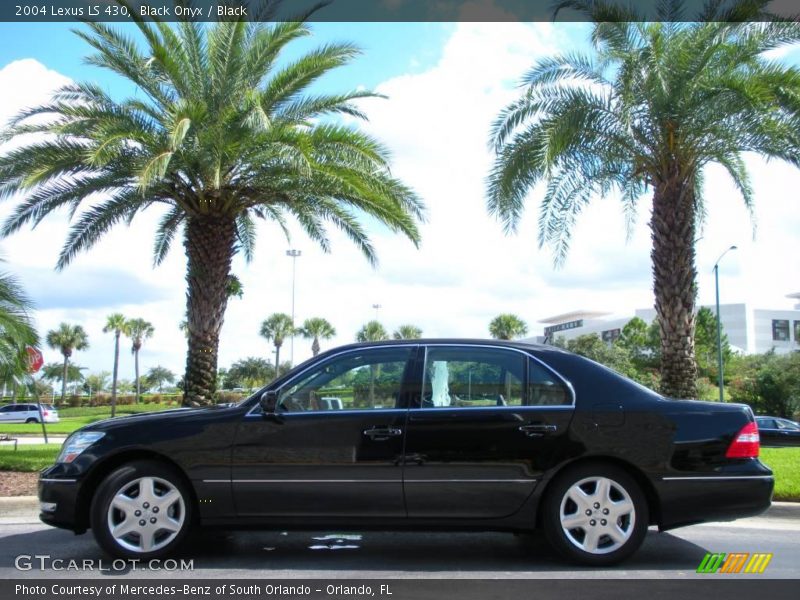 Black Onyx / Black 2004 Lexus LS 430