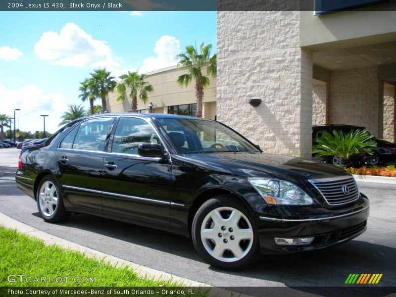 Black Onyx / Black 2004 Lexus LS 430