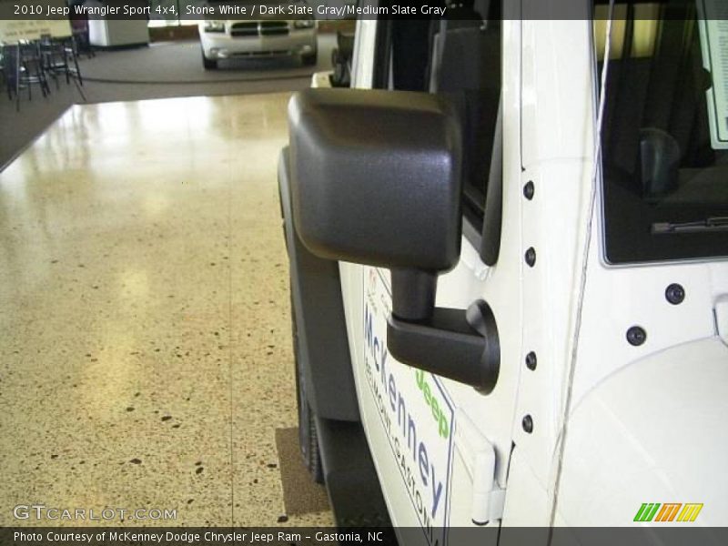 Stone White / Dark Slate Gray/Medium Slate Gray 2010 Jeep Wrangler Sport 4x4