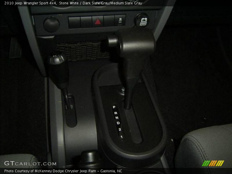 Stone White / Dark Slate Gray/Medium Slate Gray 2010 Jeep Wrangler Sport 4x4
