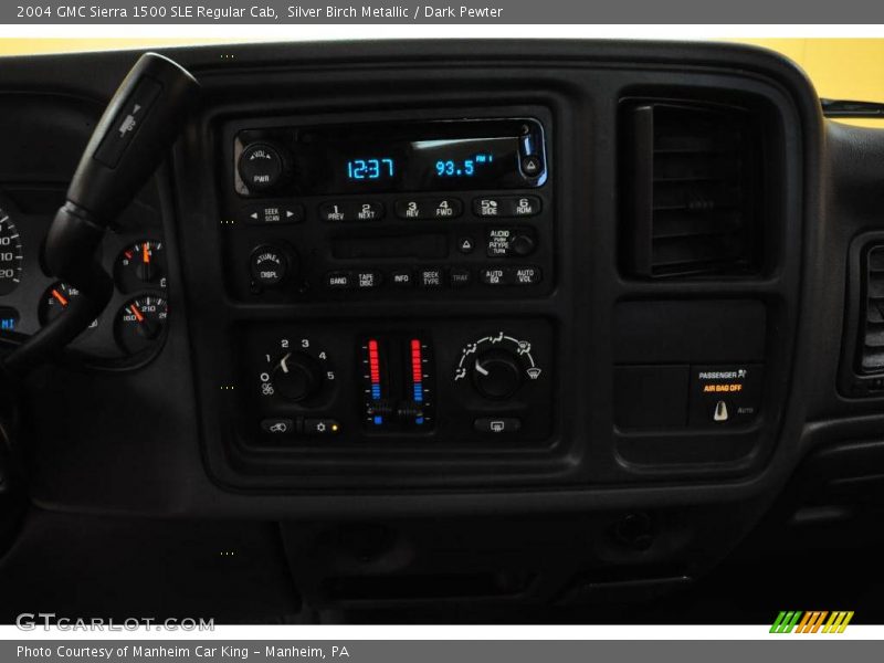 Silver Birch Metallic / Dark Pewter 2004 GMC Sierra 1500 SLE Regular Cab