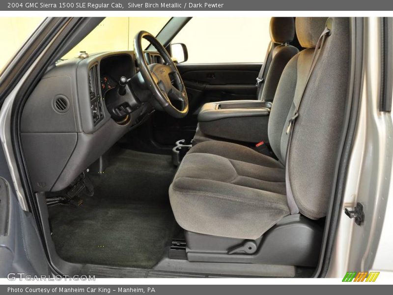 Silver Birch Metallic / Dark Pewter 2004 GMC Sierra 1500 SLE Regular Cab