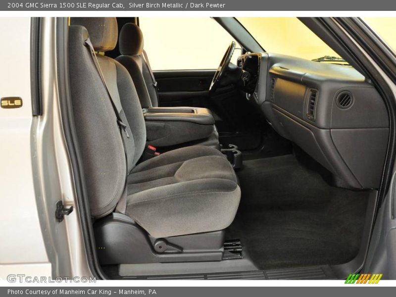 Silver Birch Metallic / Dark Pewter 2004 GMC Sierra 1500 SLE Regular Cab