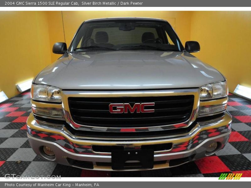 Silver Birch Metallic / Dark Pewter 2004 GMC Sierra 1500 SLE Regular Cab