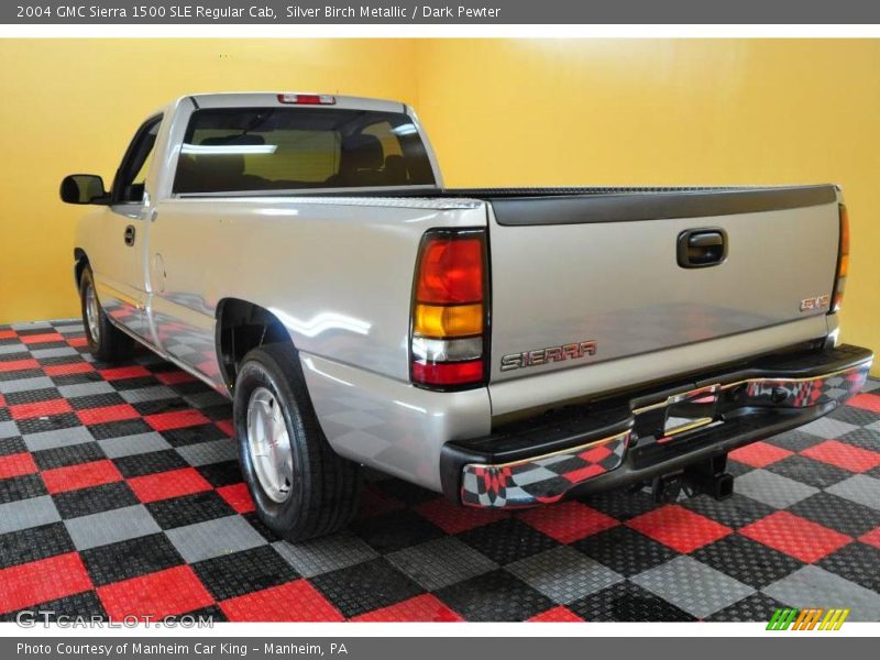 Silver Birch Metallic / Dark Pewter 2004 GMC Sierra 1500 SLE Regular Cab