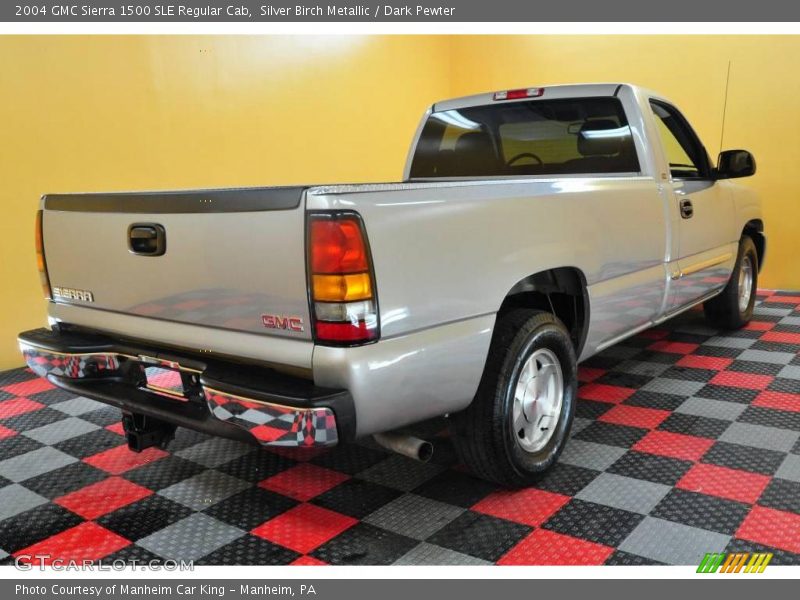 Silver Birch Metallic / Dark Pewter 2004 GMC Sierra 1500 SLE Regular Cab