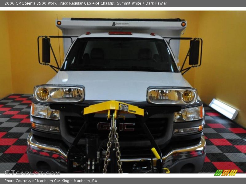 Summit White / Dark Pewter 2006 GMC Sierra 3500 Work Truck Regular Cab 4x4 Chassis