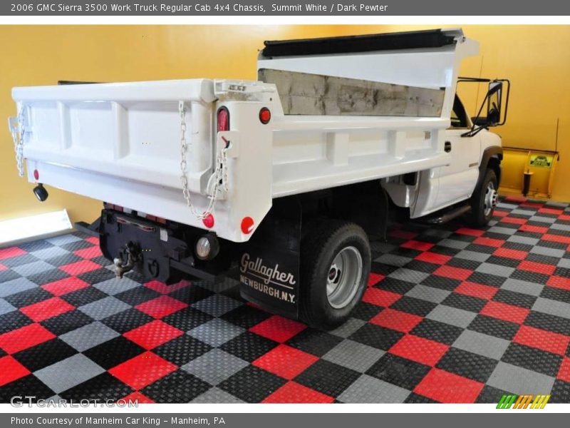 Summit White / Dark Pewter 2006 GMC Sierra 3500 Work Truck Regular Cab 4x4 Chassis