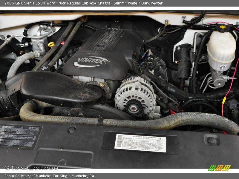 Summit White / Dark Pewter 2006 GMC Sierra 3500 Work Truck Regular Cab 4x4 Chassis