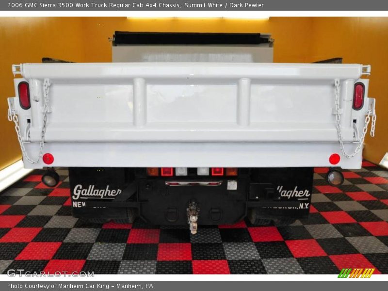 Summit White / Dark Pewter 2006 GMC Sierra 3500 Work Truck Regular Cab 4x4 Chassis