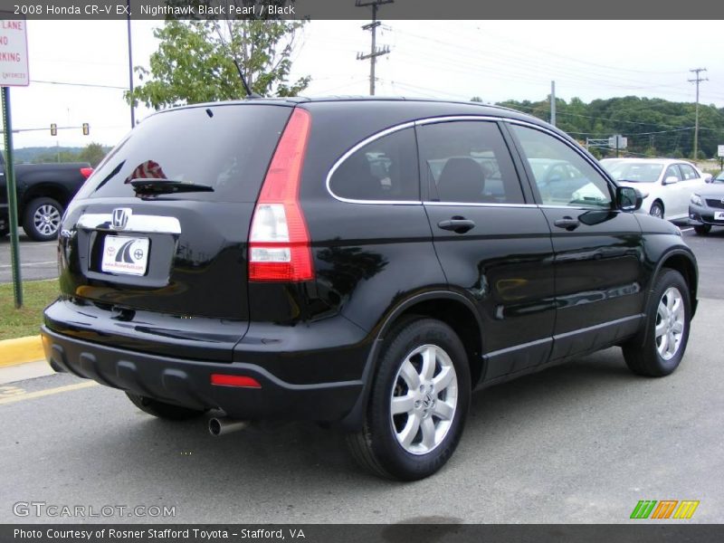 Nighthawk Black Pearl / Black 2008 Honda CR-V EX