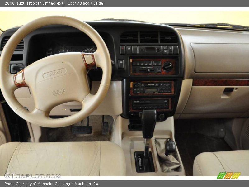 Ebony Black / Beige 2000 Isuzu Trooper Limited 4x4