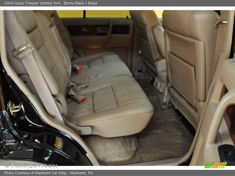 Ebony Black / Beige 2000 Isuzu Trooper Limited 4x4