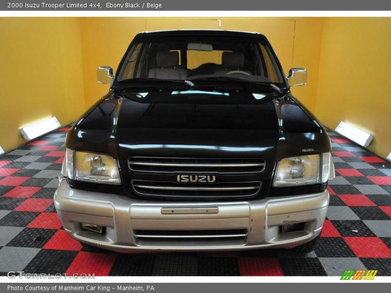 Ebony Black / Beige 2000 Isuzu Trooper Limited 4x4