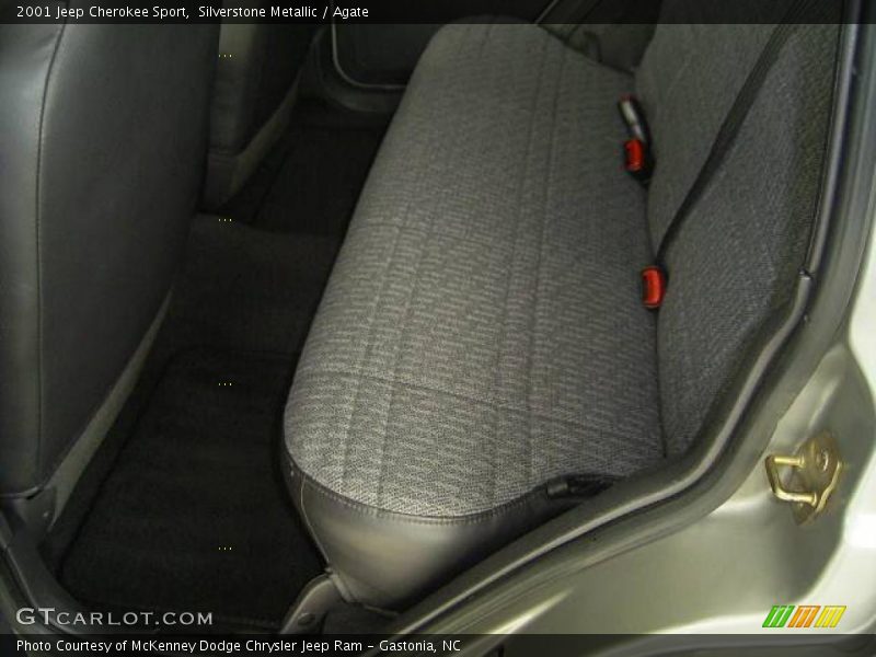 Silverstone Metallic / Agate 2001 Jeep Cherokee Sport
