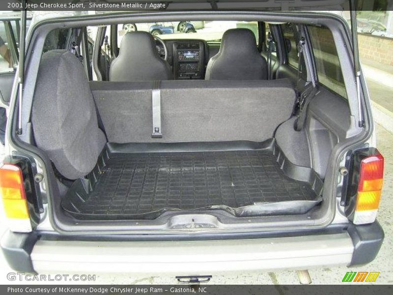 Silverstone Metallic / Agate 2001 Jeep Cherokee Sport
