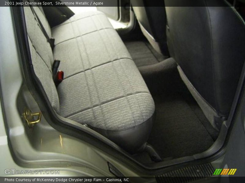 Silverstone Metallic / Agate 2001 Jeep Cherokee Sport